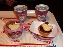 オレンジとチョコレートのムース、チョコレートタルト（Sweet Duffy）
