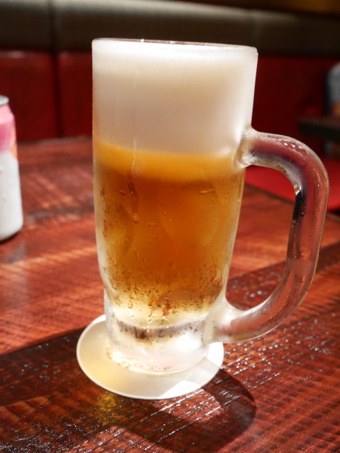 爆冷生ビール（青龍門）