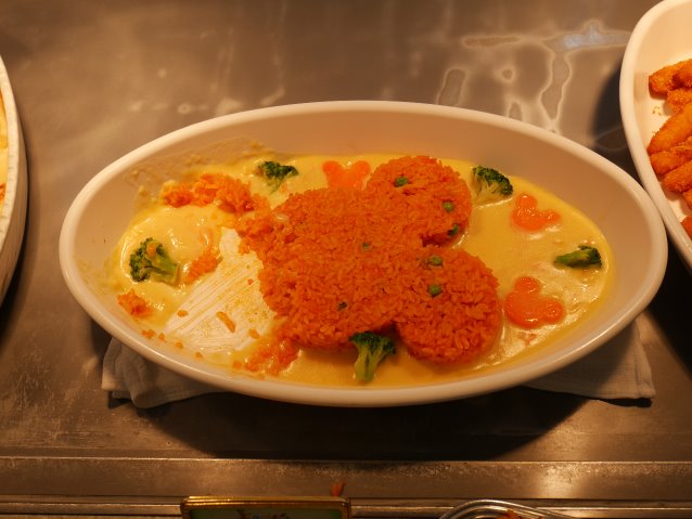 ミッキーのチキンライス（クリスタルパレス・レストラン）