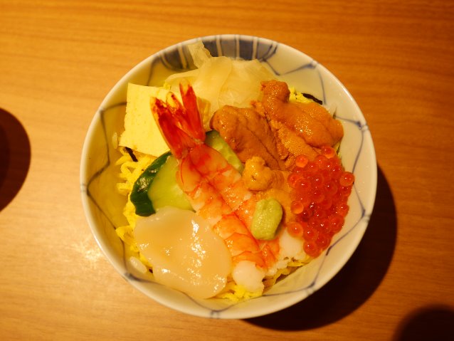北海5種盛り（海鮮丼）（浜風）