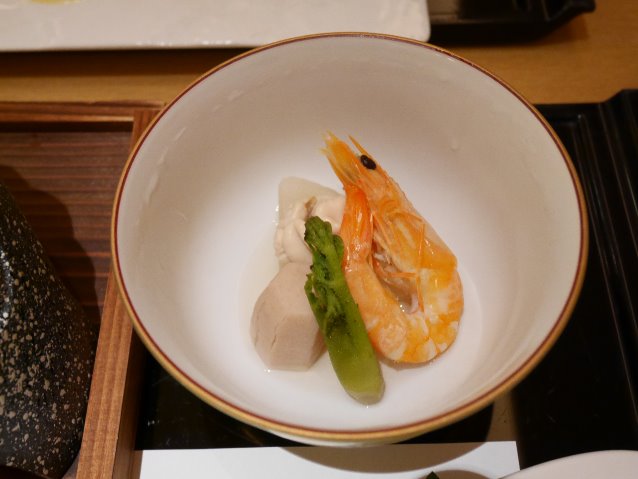 野菜と白子の炊き合わせ（花 Hana）