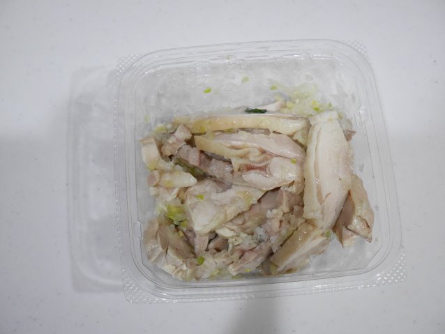 蒸し鶏の葱しょうが塩ダレ（柿安ダイニング）