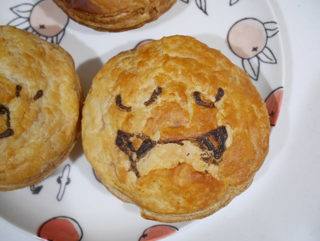 かぼちゃとチキンのチーズグラタン（Pie face）