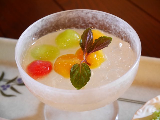 レモンゼリー＆フルーツ（ザンビーニ･ブラザーズ･リストランテ）