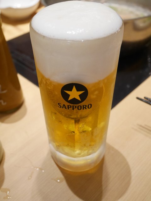 生ビール（しゃぶしゃぶ但馬屋）