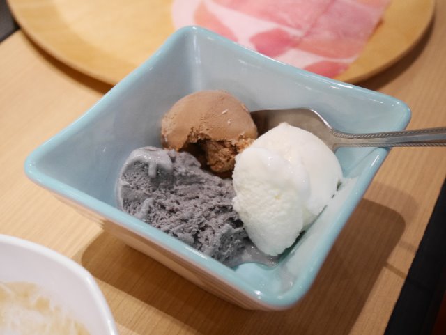 アイス（しゃぶしゃぶ但馬屋）