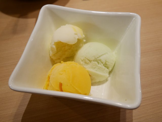 アイス（しゃぶしゃぶ但馬屋）