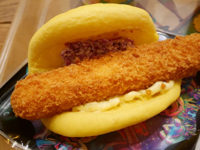 エビカツサンド（エッグ入り） 中身（キャンプ・ウッドチャック・キッチン）