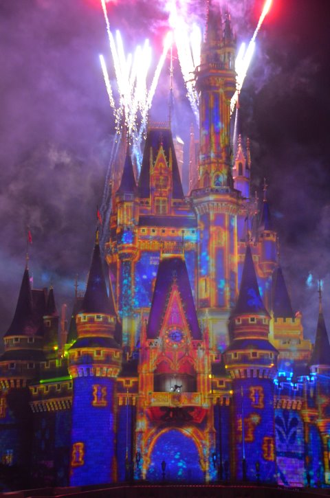 城から花火（Celebrate! Tokyo Disneyland）