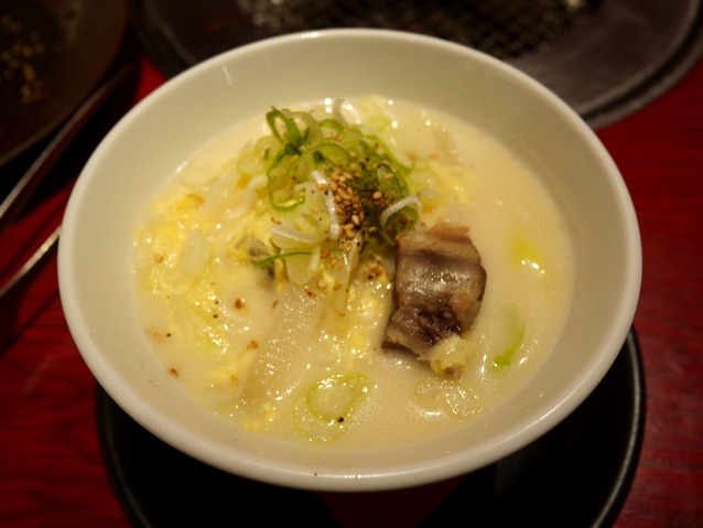 コムタンクッパ（焼肉トラジ）