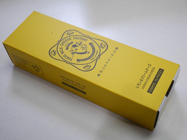 レモン＆クリームチーズクッキー 箱（東京ミルクチーズ工場）