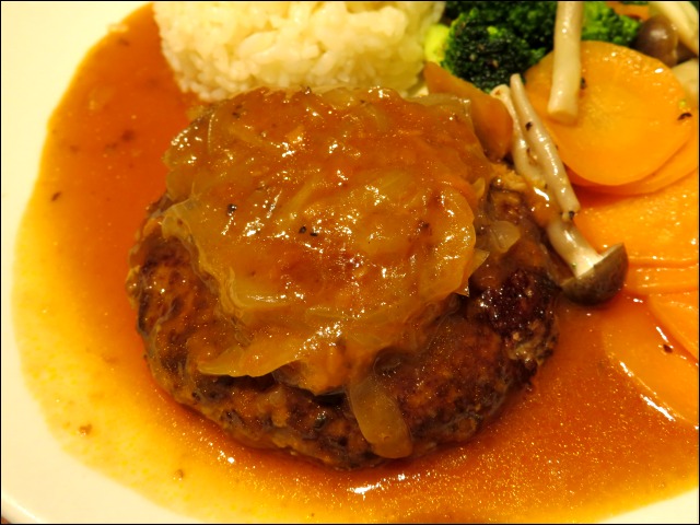 ランチ・ハンバーグ・ステーキ アップ（OUTBACK STEAKHOUSE）