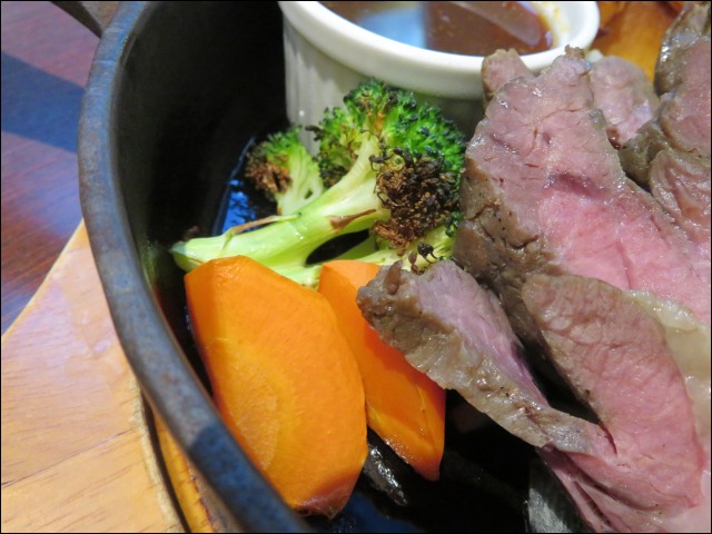 ステーキランチ 付け合わせの野菜（ロティズ・ハウス）
