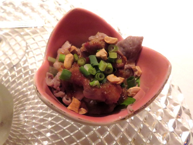 麻辣ソース牛しゃぶ肉（シルクロードガーデン）