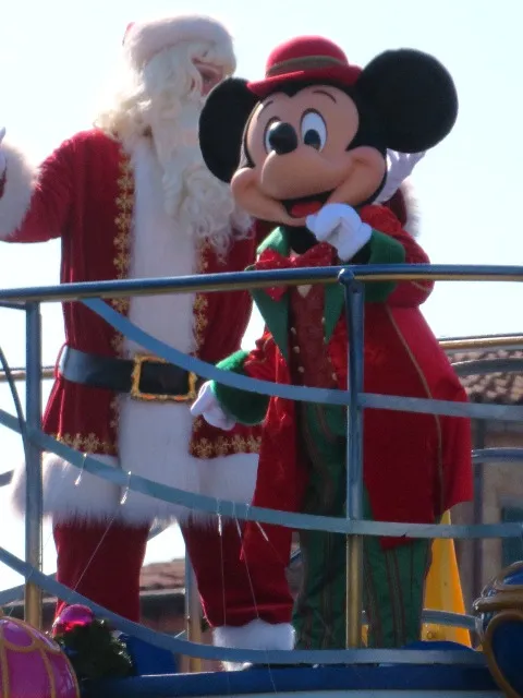 サンタとミッキー（ディズニー・クリスマス・グリーティング）