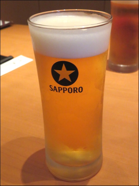 サッポロ 生ビール（築地玉寿司）