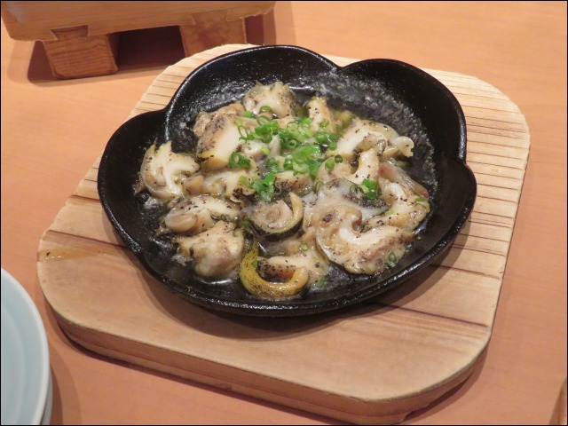 つぶ貝バター焼き（築地玉寿司）