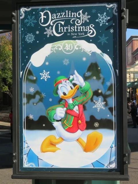 Dazzling Christmas ドナルドダック看板（ディズニー・クリスマス 2023）