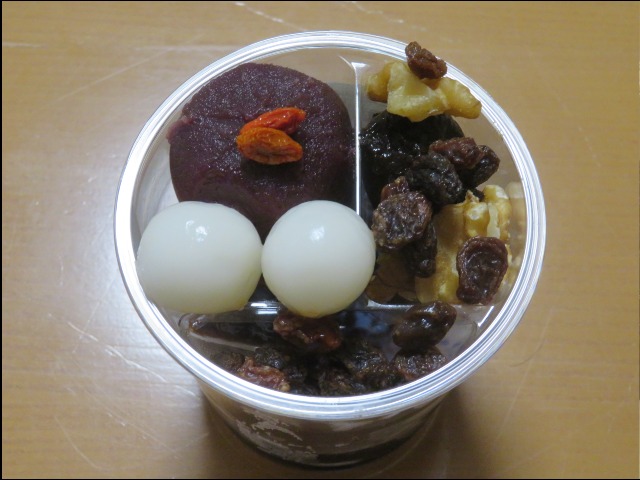 珈琲あんみつ 上面（船橋屋）