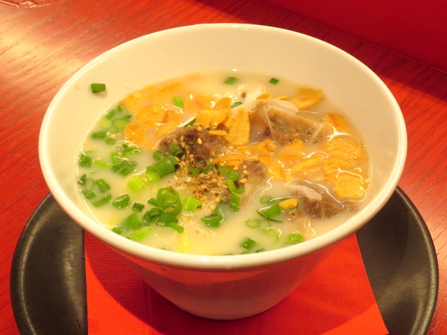 超人的にんにくネギスープ（焼肉トラジ）