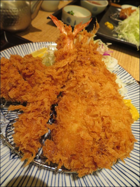 ひまわり えびフライ あじフライ