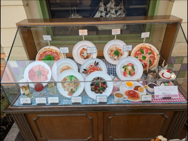 メニューサンプル棚（Mare Cucina）