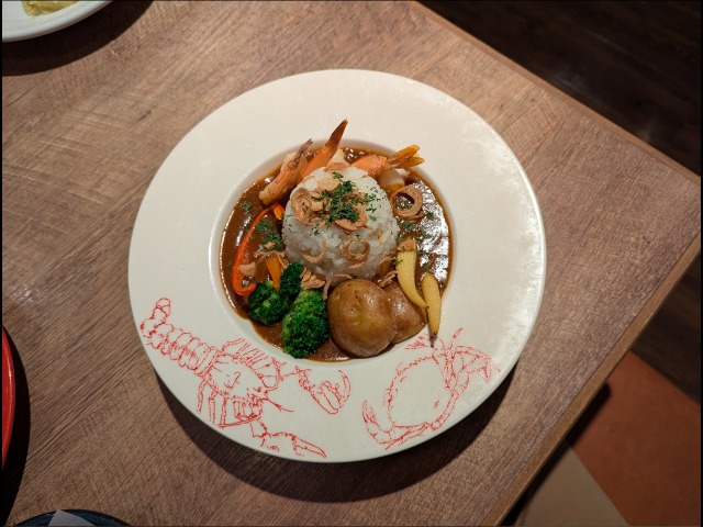 シュリンプ＆ベジタブルカレー（RED LOBSTER）