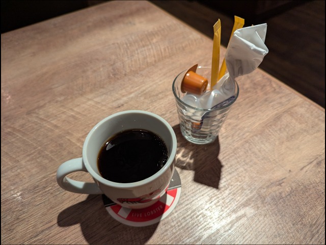 ホットコーヒー（RED LOBSTER）