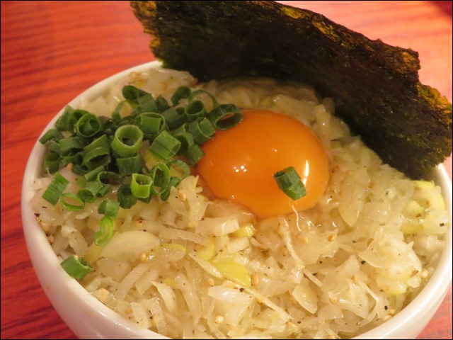 ネギ玉ライス アップ（焼肉トラジ）