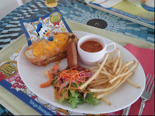 ドナルドのワッキークラシックセット（プラザパビリオン・レストラン）