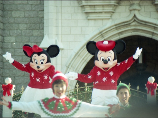 ミニーとミッキー（ミッキーのクリスマスプレゼント）