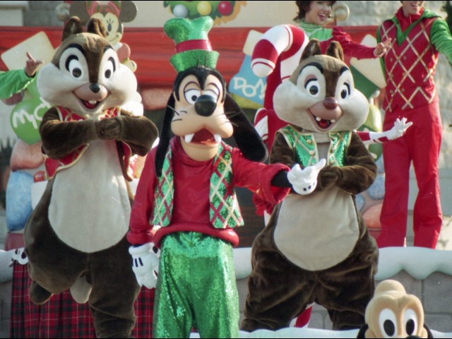 チップ、グーフィー、デール（ミッキーのクリスマスプレゼント）