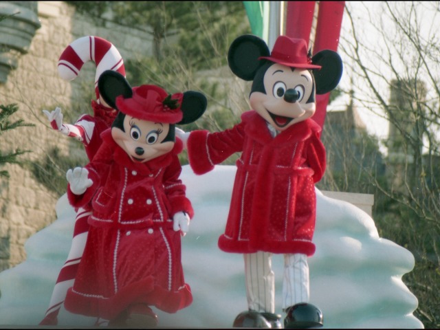 ミニーとミッキー（ミッキーのクリスマスプレゼント）