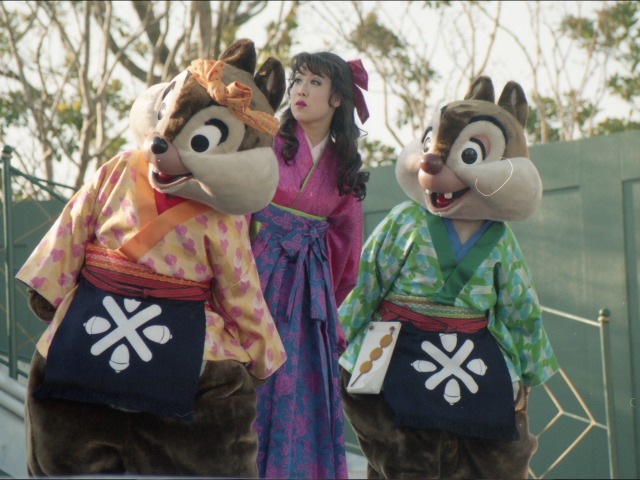 チップとデール（ニューヨーク“お正月”グリーティング）