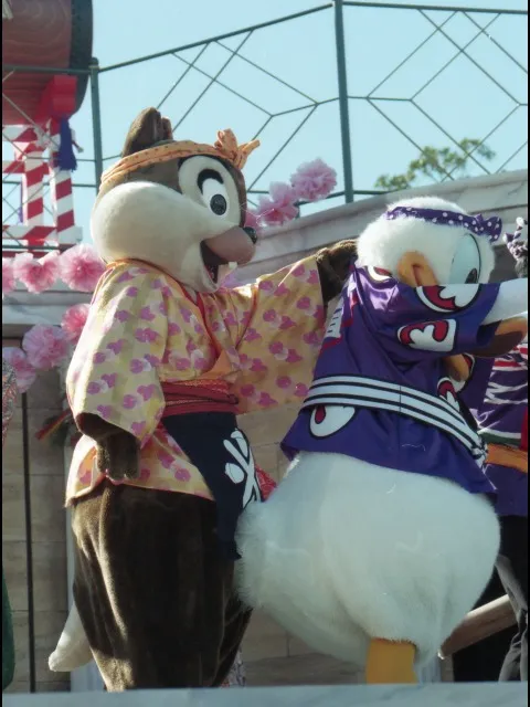 チップとドナルド（ニューヨーク“お正月”グリーティング）