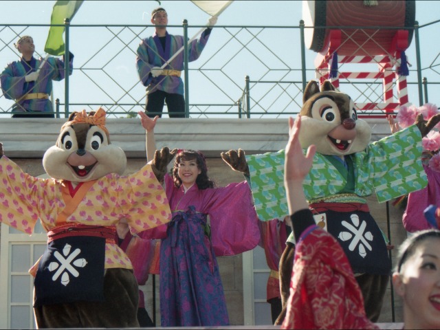 チップとデール（ニューヨーク“お正月”グリーティング）