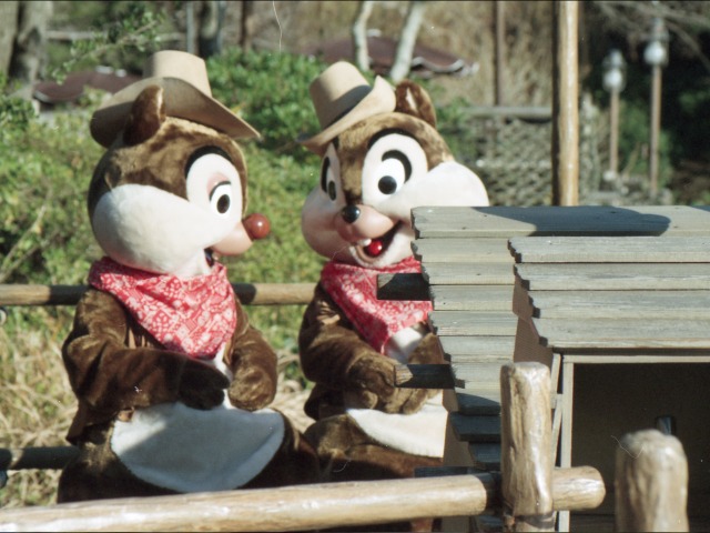 いかだのデールとチップ(ウエスタンランド)