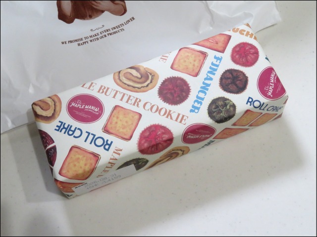 メープルバタークッキー 箱包装(ザ・メープルマニア)