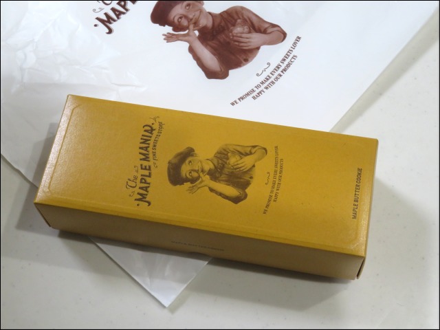 メープルバタークッキー 箱(ザ・メープルマニア)