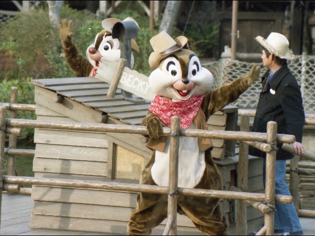 デールとチップ(トムソーヤ島いかだ)