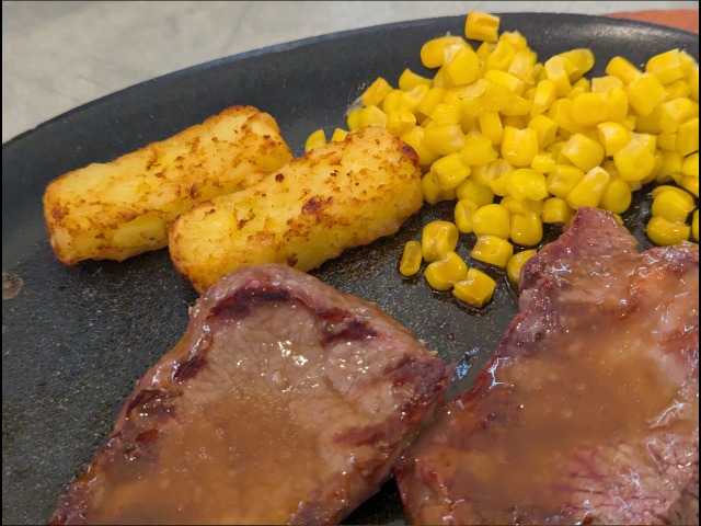 ビーフステーキ 付け合わせ(サイゼリヤ)