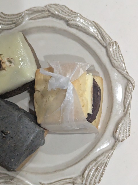 有機あんバターサンド 上面(スコーン専門店iro)