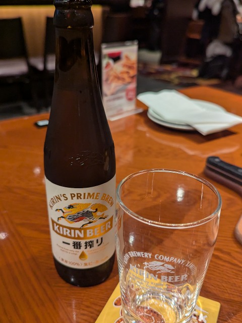 キリン一番搾り(OUTBACK STEAKHOUSE)