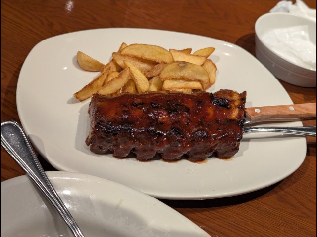 ベビーバック・リブ(OUTBACK STEAKHOUSE)