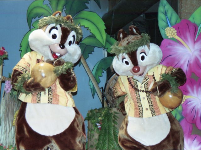 チップとデール（リロのルアウ＆ファン）