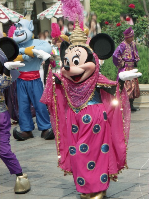 ミニーマウス（アラジンのホールニューワールド）