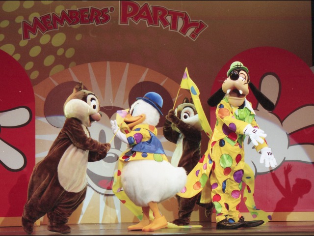 チップ、ドナルド、デール、グーフィー（ファンダフル・ディズニー メンバーズパーティー）