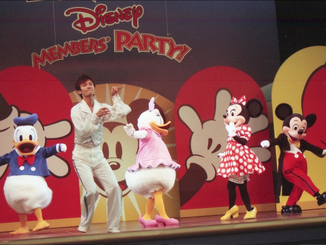 ドナルド、デイジー、ミニー、ミッキー（ファンダフル・ディズニー メンバーズパーティー）