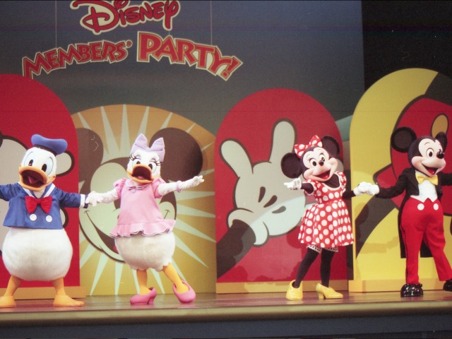 ドナルド、デイジー、ミニー、ミッキー（ファンダフル・ディズニー メンバーズパーティー）