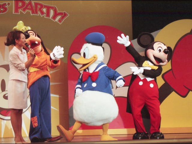 グーフィー、ドナルド、ミッキー（ファンダフル・ディズニー メンバーズパーティー）